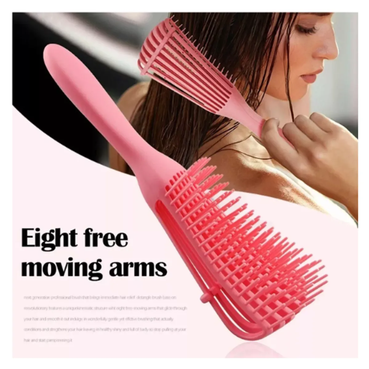 AFM - Cepillo Desenredante Antifrizz Cepillo Aire Peine Esponjoso