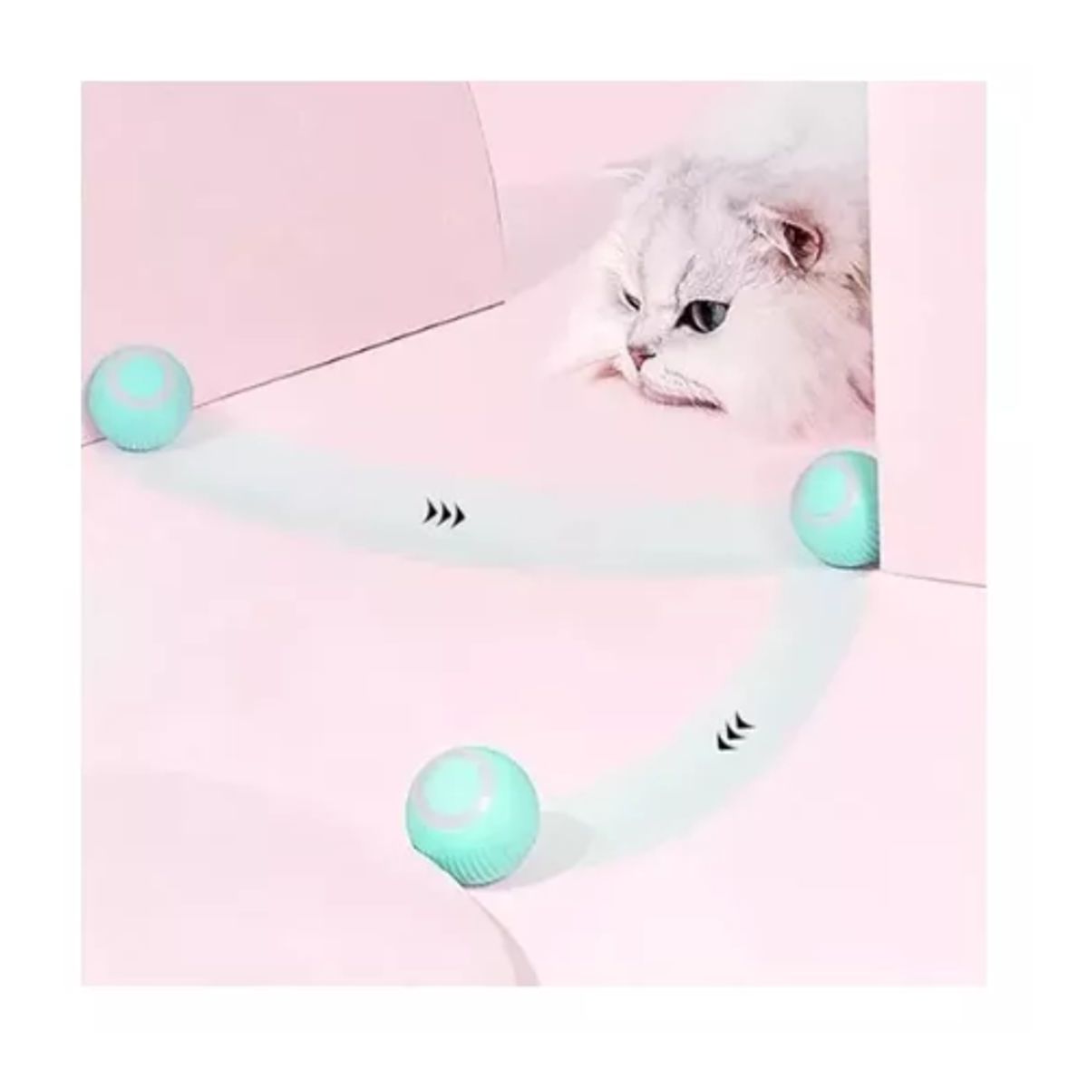 AFM - Pelota Inteligente Para Gatos Perros Recargable Usb