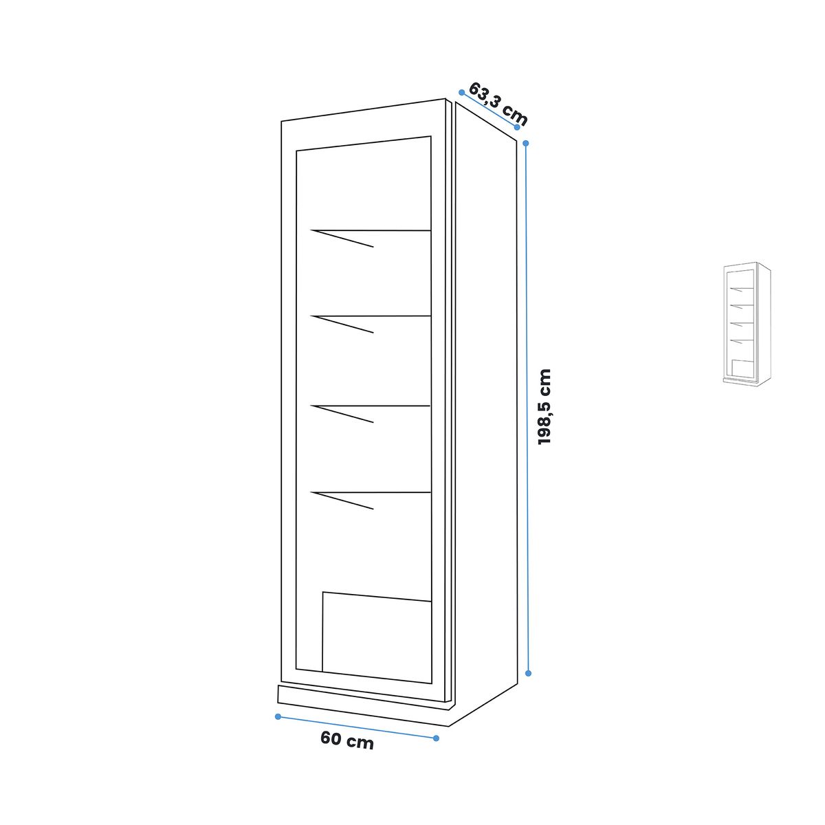 E STAR - Vitrina Vertical Refrigerada 440 Litros 110V E-STAR