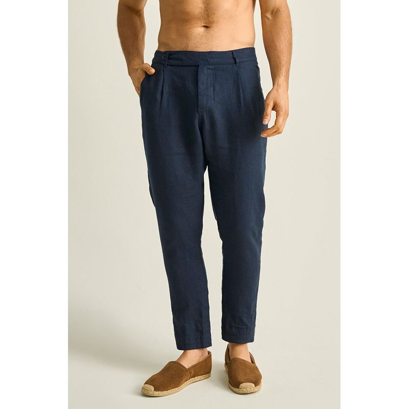 ILOT - PANTALÓN LINO PRIVÉ SILUETA AJUSTADA PH39041S PARA HOMBRE_.