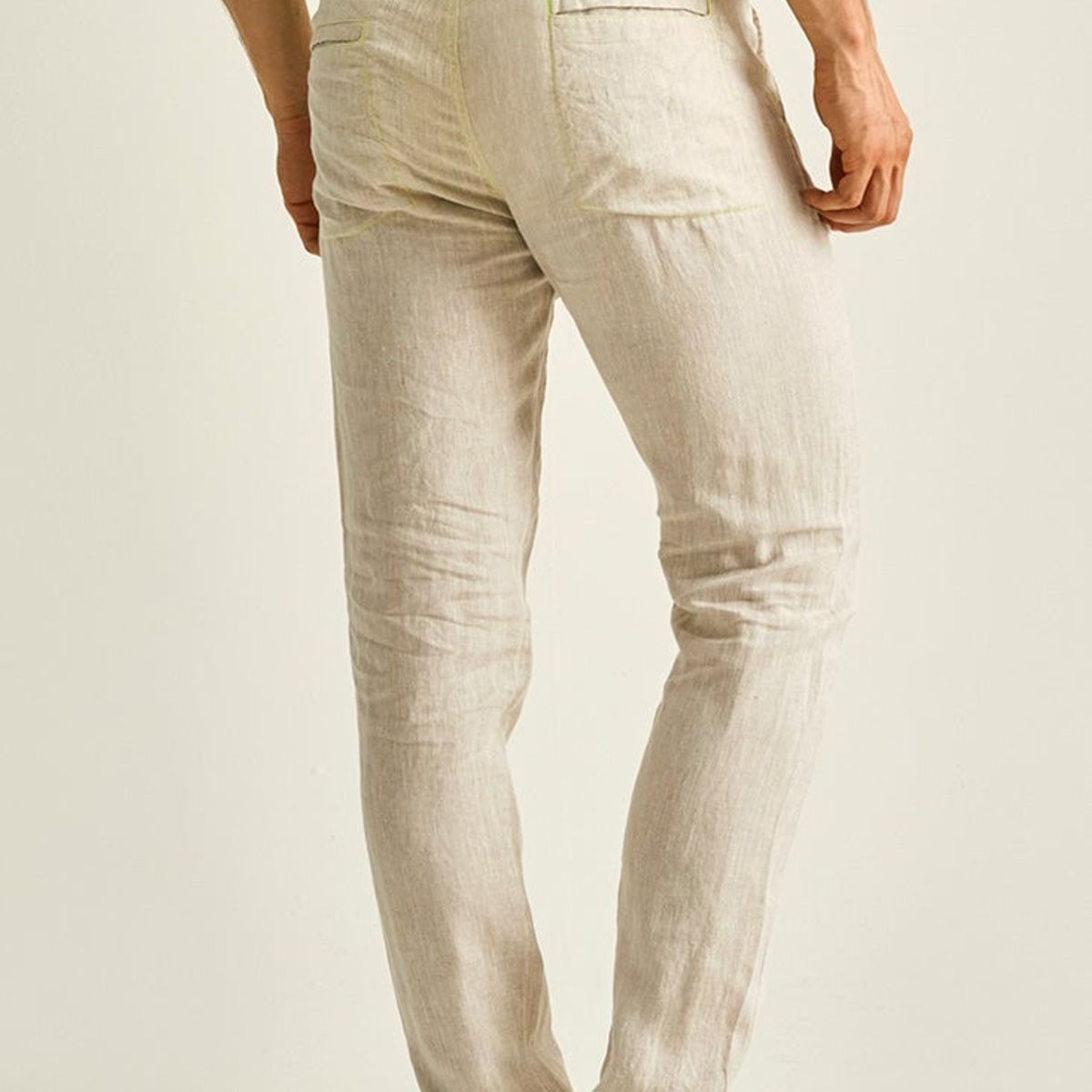 ILOT - PANTALÓN SILUETA AJUSTADA Y COSTURAS EN CONTRASTE PH42041S PARA HOMBRE