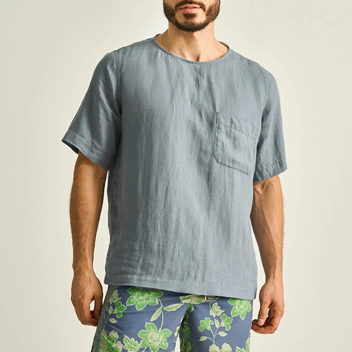 ILOT - CAMISETA MANGA CORTA CON BOLSILLO SH85041S PARA HOMBRE