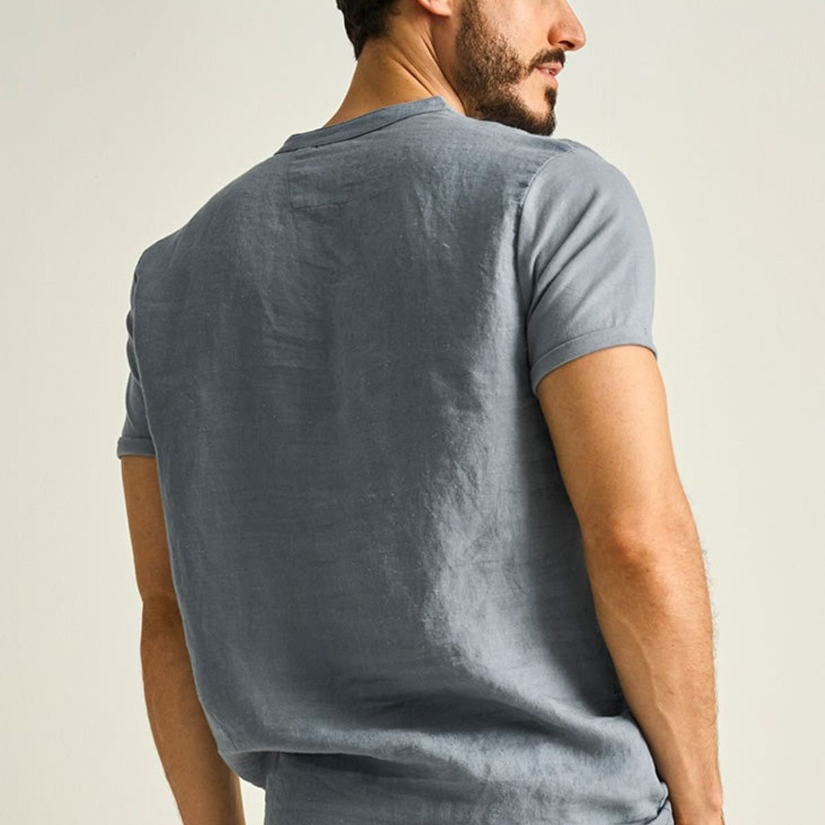 ILOT - CAMISETA CUELLO NERÚ CON BOTONES SH84041S PARA HOMBRE