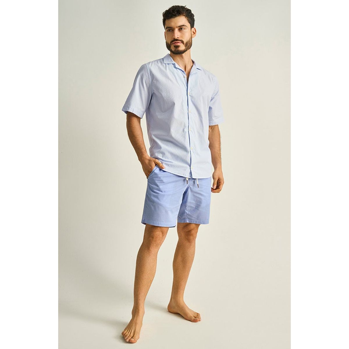 ILOT - SET CAMISA Y SHORTS HOMEWEAR HH09041S PARA HOMBRE