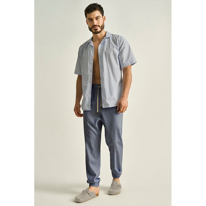 ILOT - SET CAMISA Y PANTALÓN HOMEWEAR HH08041S PARA HOMBRE_.