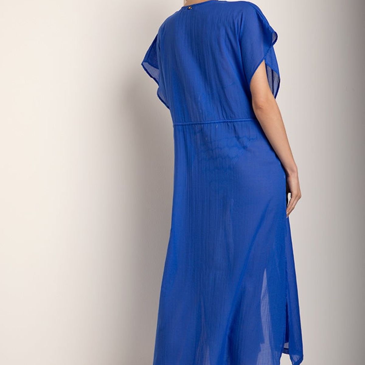 TOUCHE BALNEAIRE - Cover up largo abierto con tiras ajustables