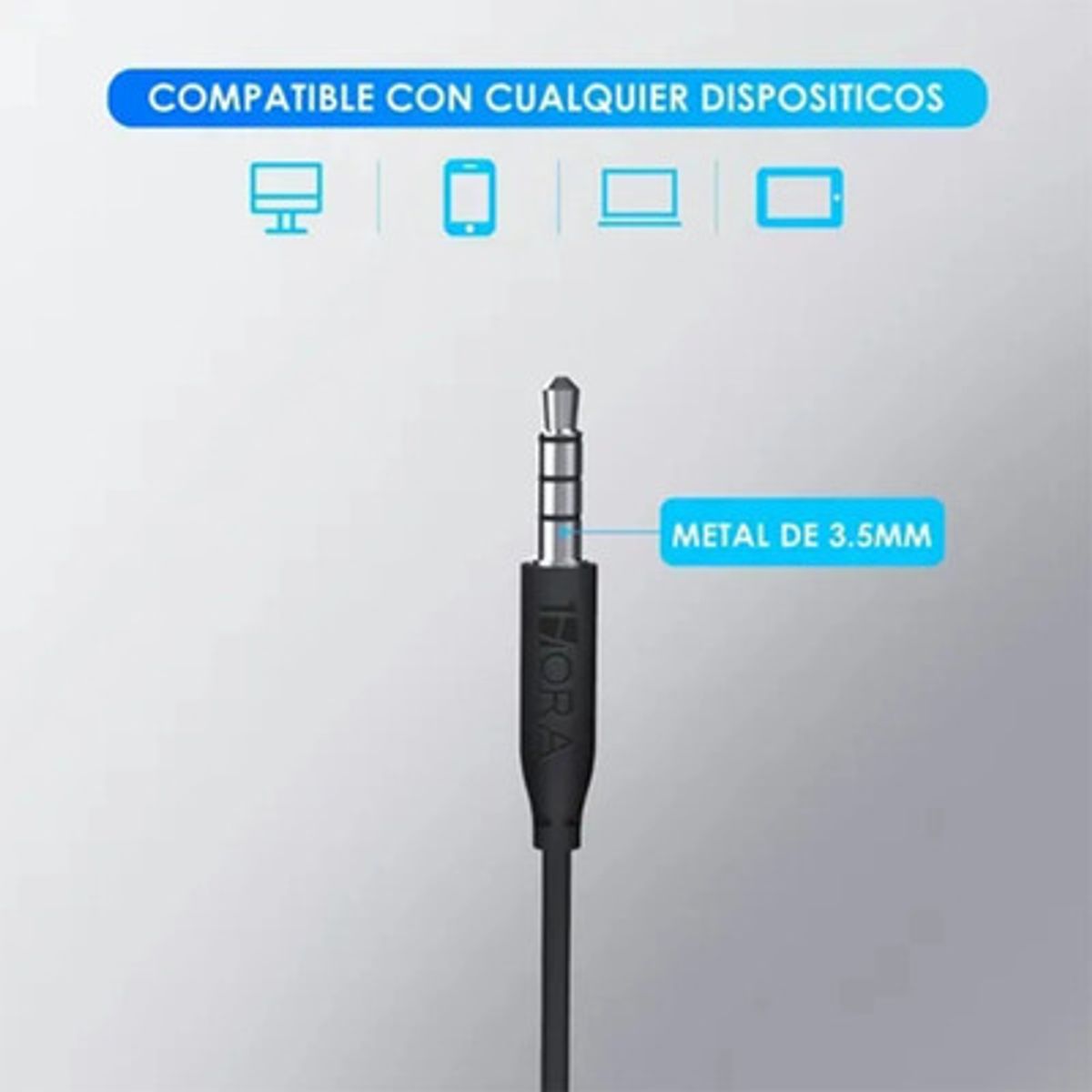 GENERICO - Audífono Alámbrico Manos Libres In-ear Con Micrófono Aut123