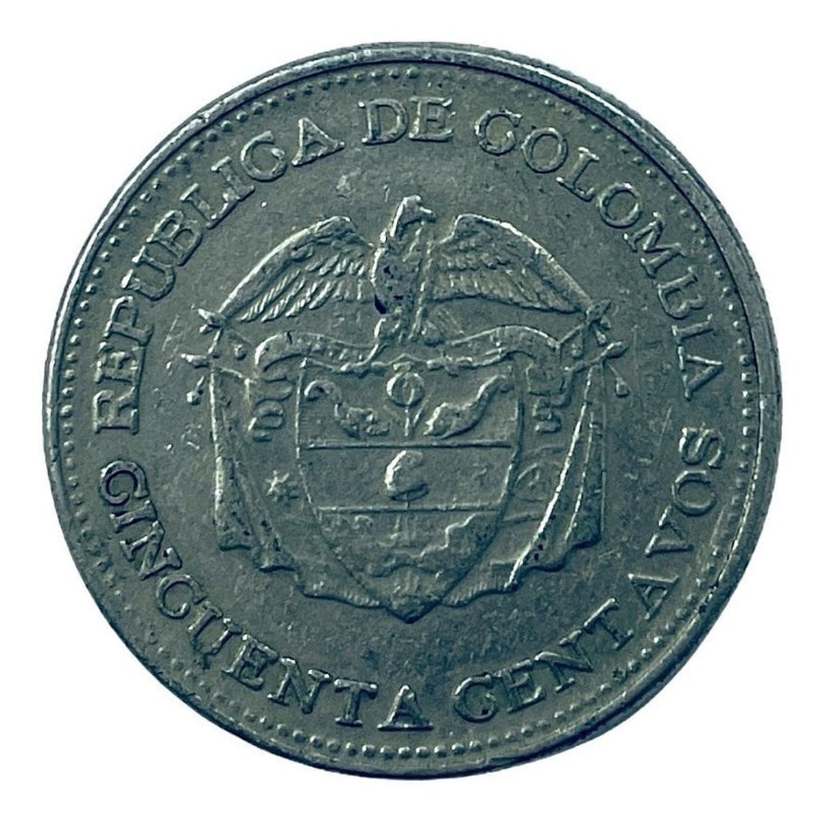 GENERICO - Moneda 50 Centavos Colombia - Libertador Simon Bolivar