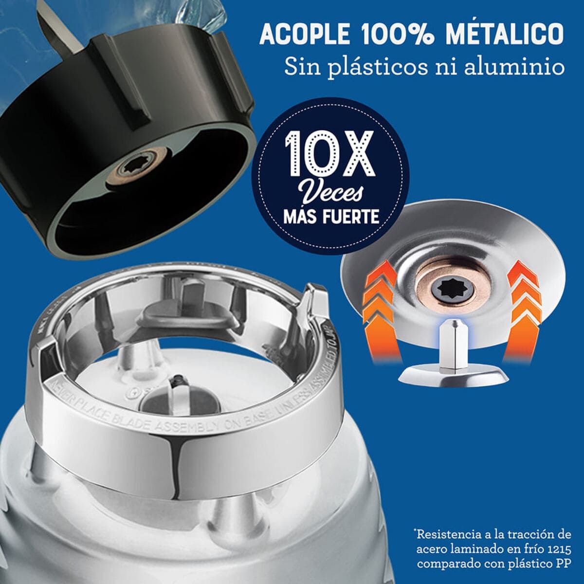 OSTER - Licuadora Oster 1.25 Lt Control de Perilla 3 Vel 1000W BLST4655