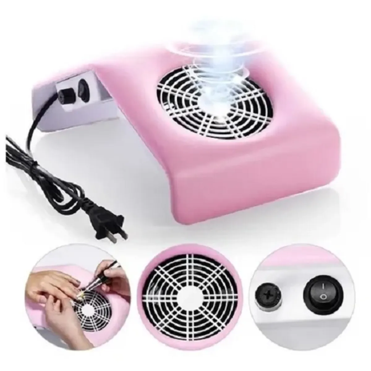 GENERICO - Extractor De Polvo De Uñas Aspiradora Manicure