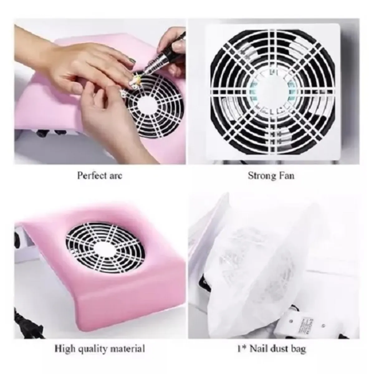 GENERICO - Extractor De Polvo De Uñas Aspiradora Manicure