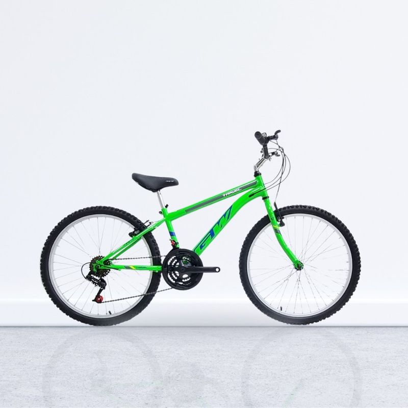 GW - Bicicleta para niños de 8 a 12 años  Gw Travel Rin 24 Verde