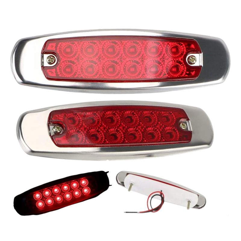 LEDMAX - Luces LED Stop para Camiones 12V24V Máxima Visibilidad