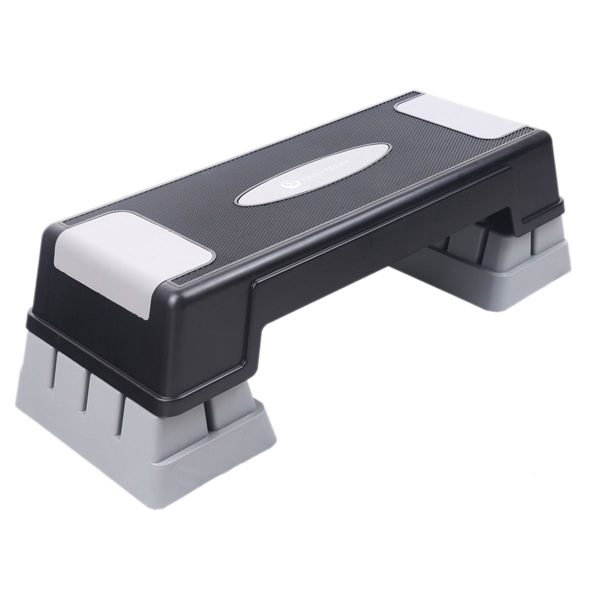 GENERICO - Banco Step 3 Niveles Gimnasio Ejercicios Gris MD SC-84086