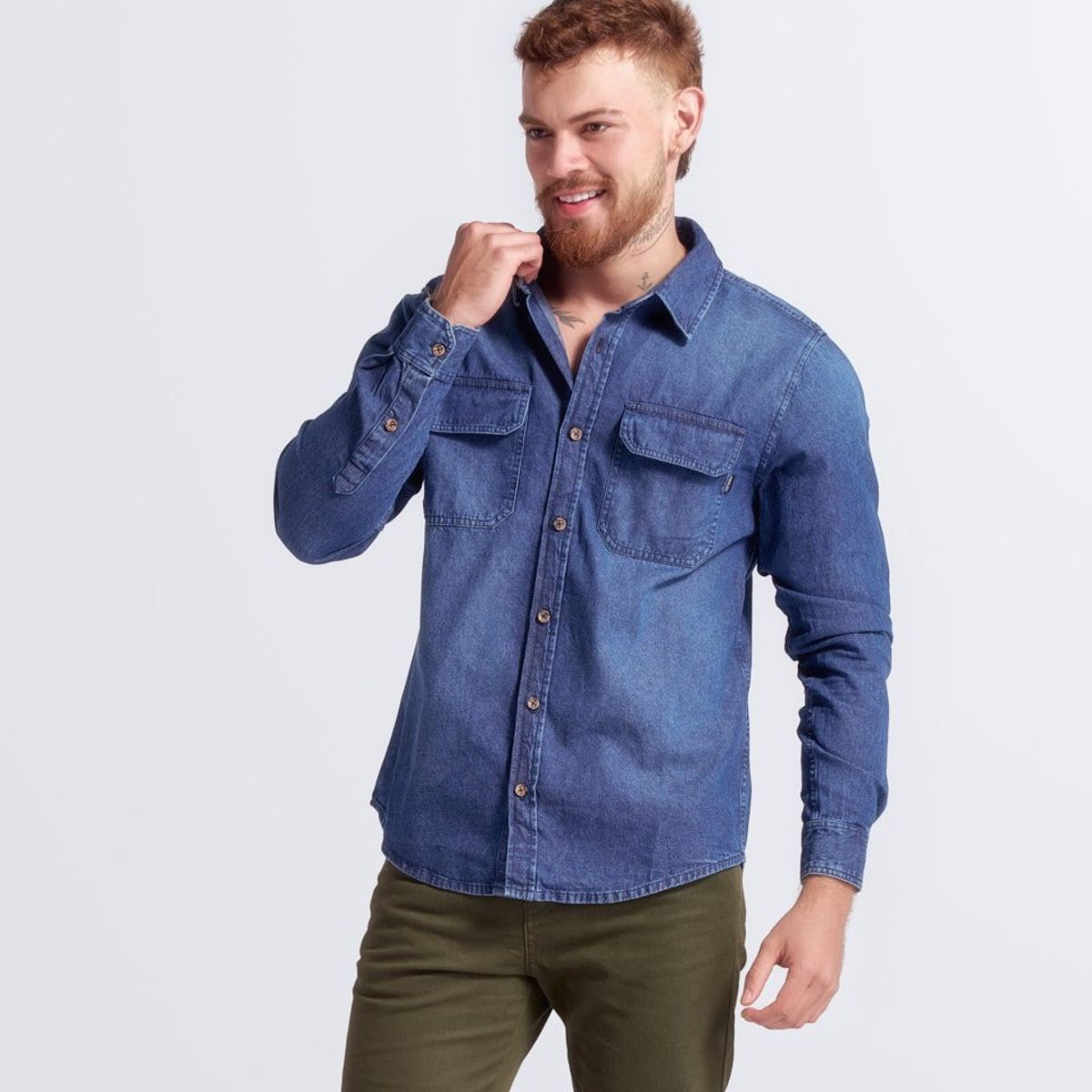 UNSER - Camisa para hombre unser.-