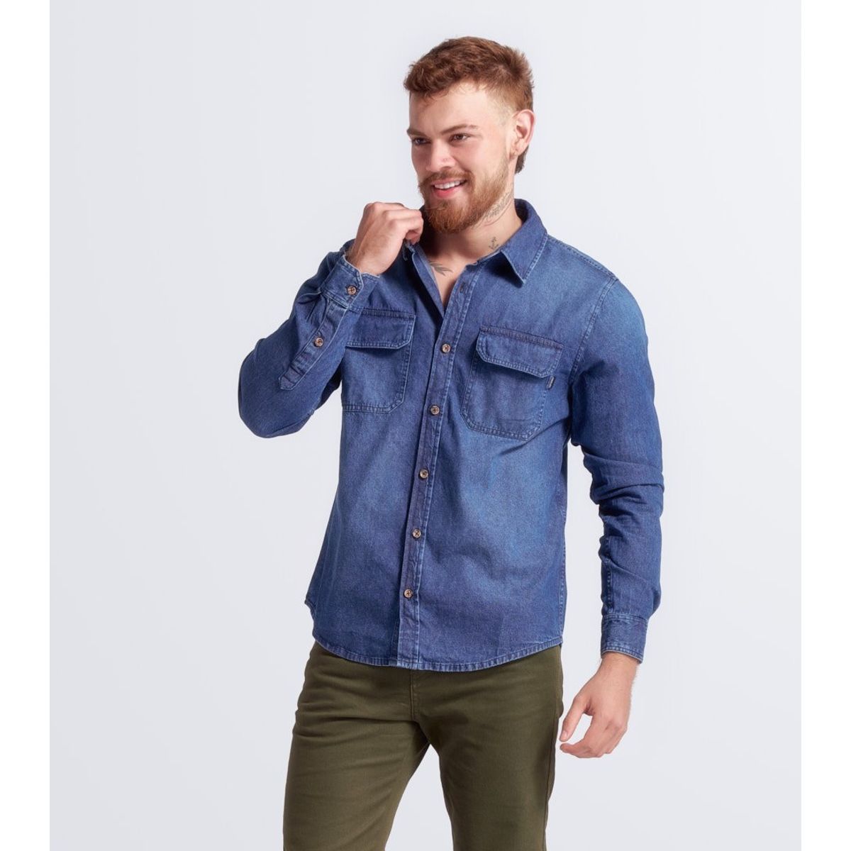 UNSER - Camisa para hombre unser.-