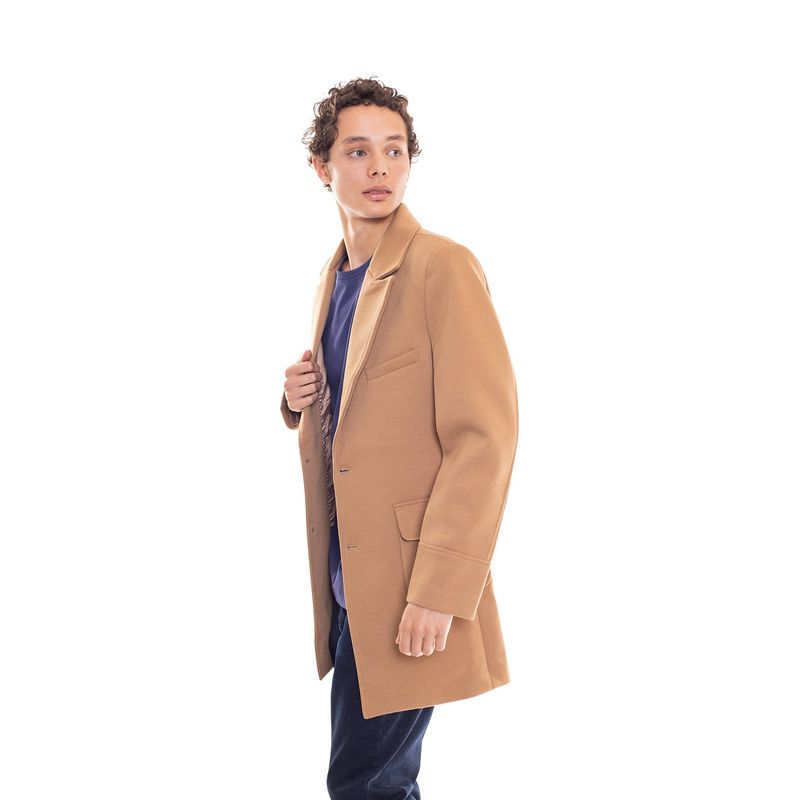 DREAMER - ABRIGO CAFE Y NEGRO PARA HOMBRE_.