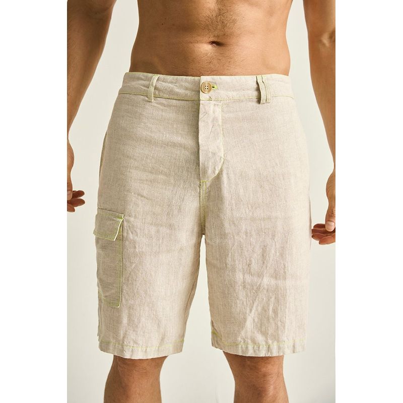 ILOT - BERMUDA SILUETA RELAJADA COSTURAS EN CONTRASTE BH43041S PARA HOMBRE