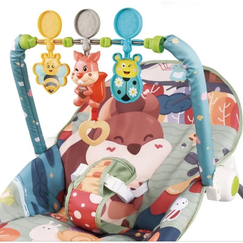GENERICO - Silla mesedora vibradora y musical rocker crece conmigo niño