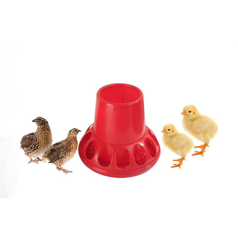 GENERICO - Comedero Aves Pollos Codorniz 1.5 Kg