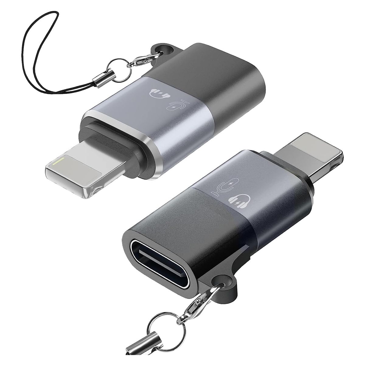 GENERICO - Adaptador De Micrófonos K8 K9 K11 C USB Compatible Con Iphone