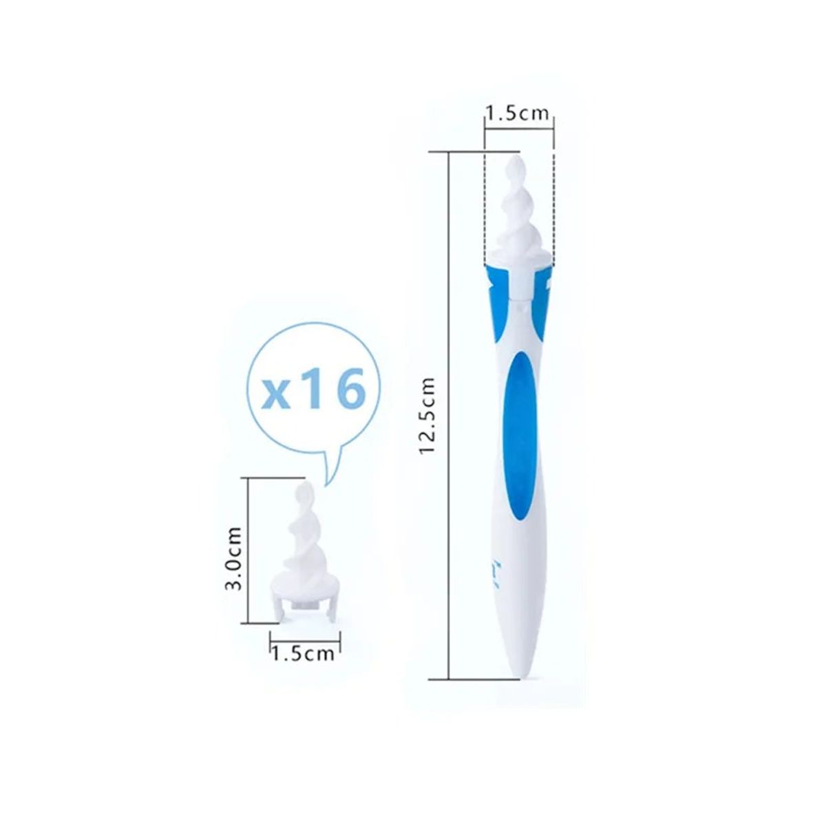 GENERICO - Limpiador De Oidos Personal En Silicona Removedor De Cera