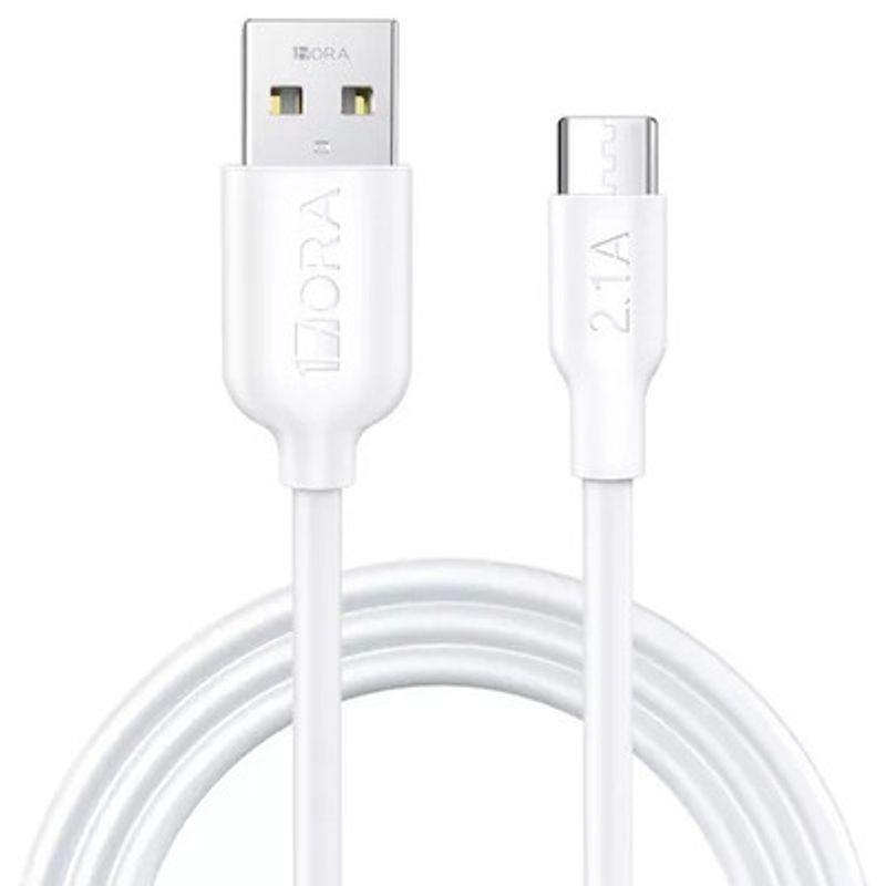 1 HORA - Cable Tipo C 2 Metros 2.1A Carga Rápida Y Datos 1hora Cab246