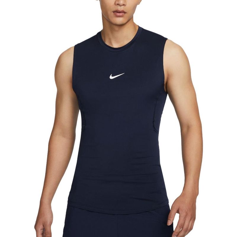 NIKE - Camiseta Esqueleto Nike Pro-Azul