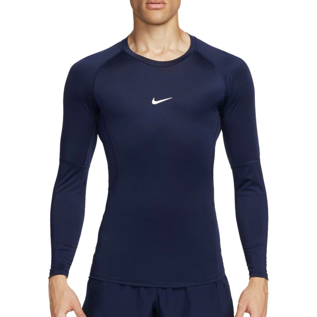 NIKE - Camiseta Nike Pro Manga Larga-Azul