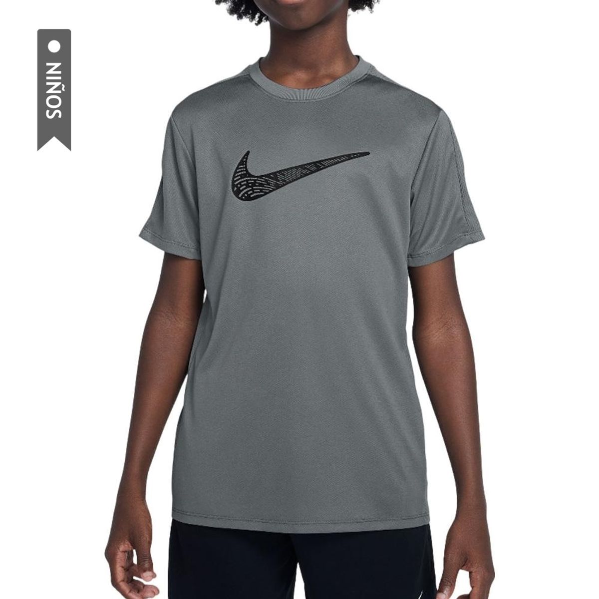 NIKE - Camiseta Nike Trophy23 Niños-Gris