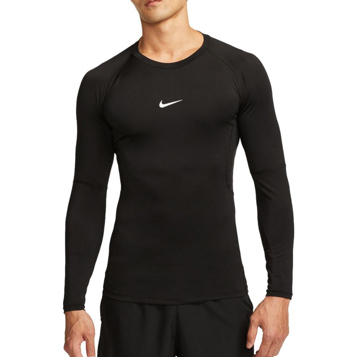 NIKE - Camiseta Nike Pro Manga Larga-Negro