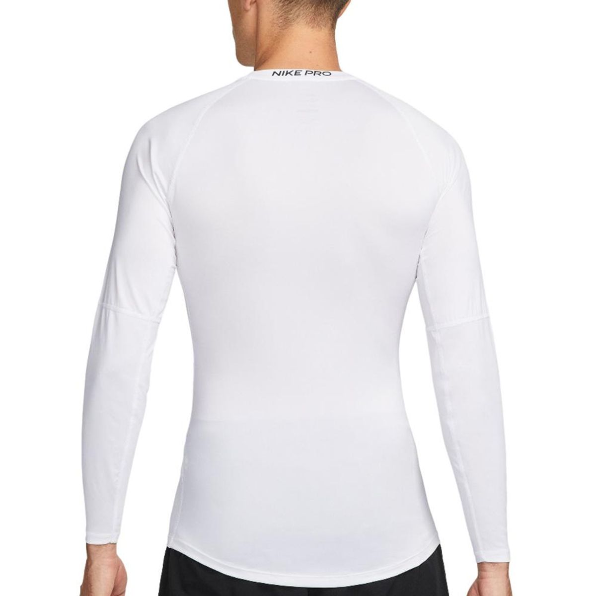 NIKE - Camiseta Nike Pro Manga Larga-Blanco