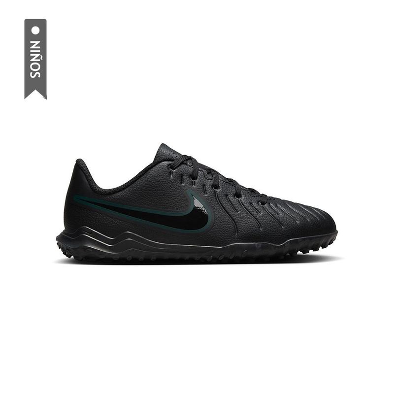 NIKE - Zapatillas Nike Jr Legend 10 Club Tf Niño-Negro/Verde