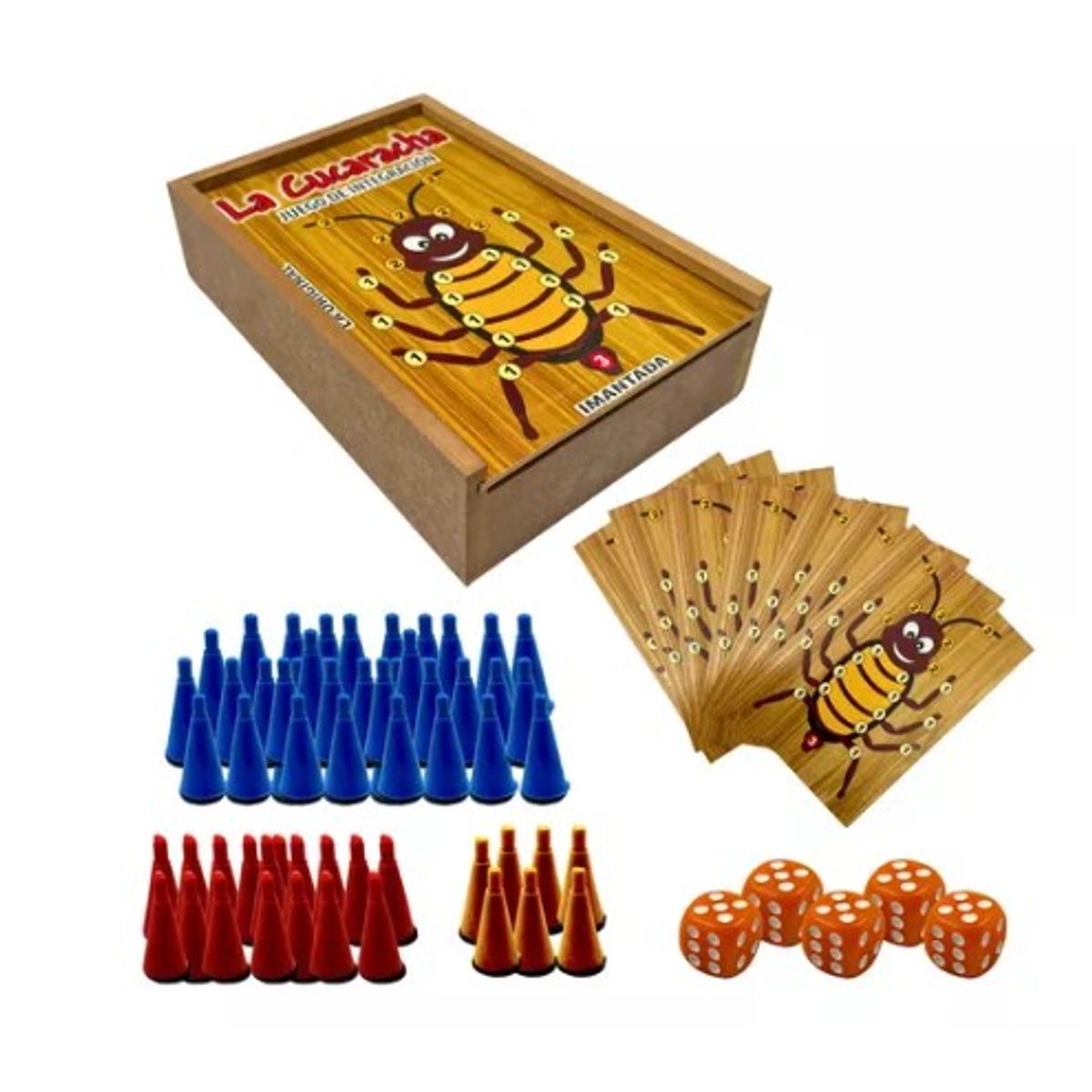 GENERICO - Juegos De Mesa De Integración Familiar La Cucaracha Imantada