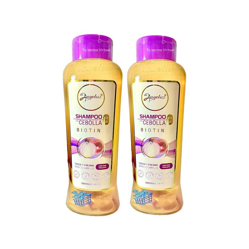 ANYELUZ - 2 Shampoo de cebolla Anyeluz