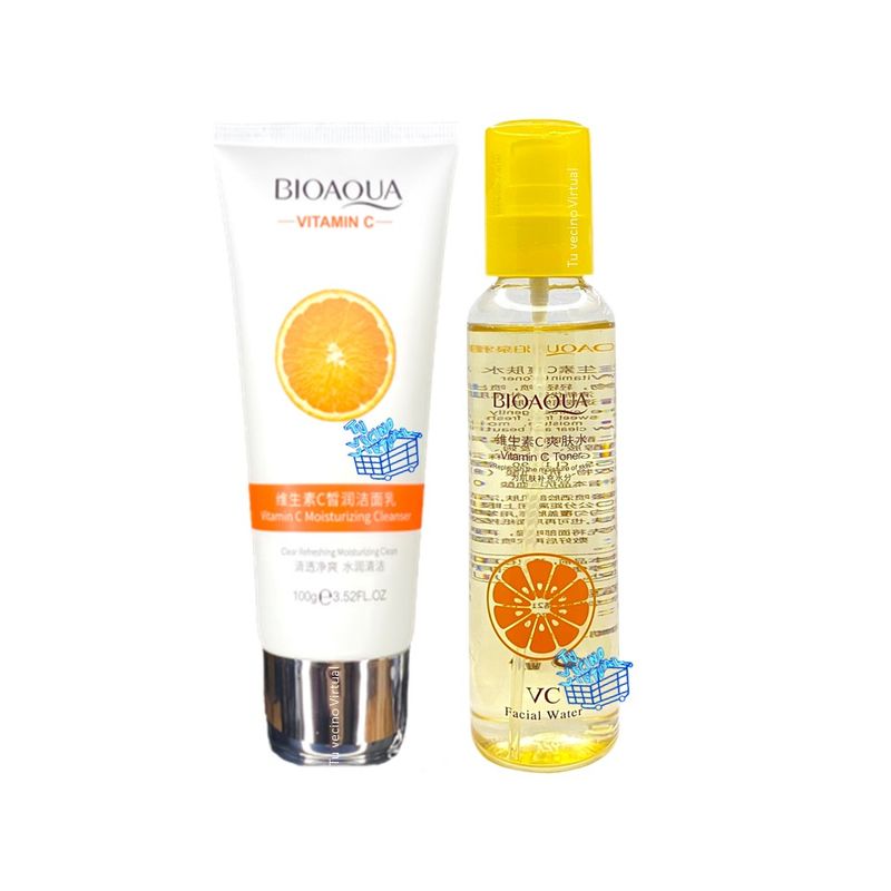 BIOAQUA - Kit facial Vitamina C x2  Bioaqua