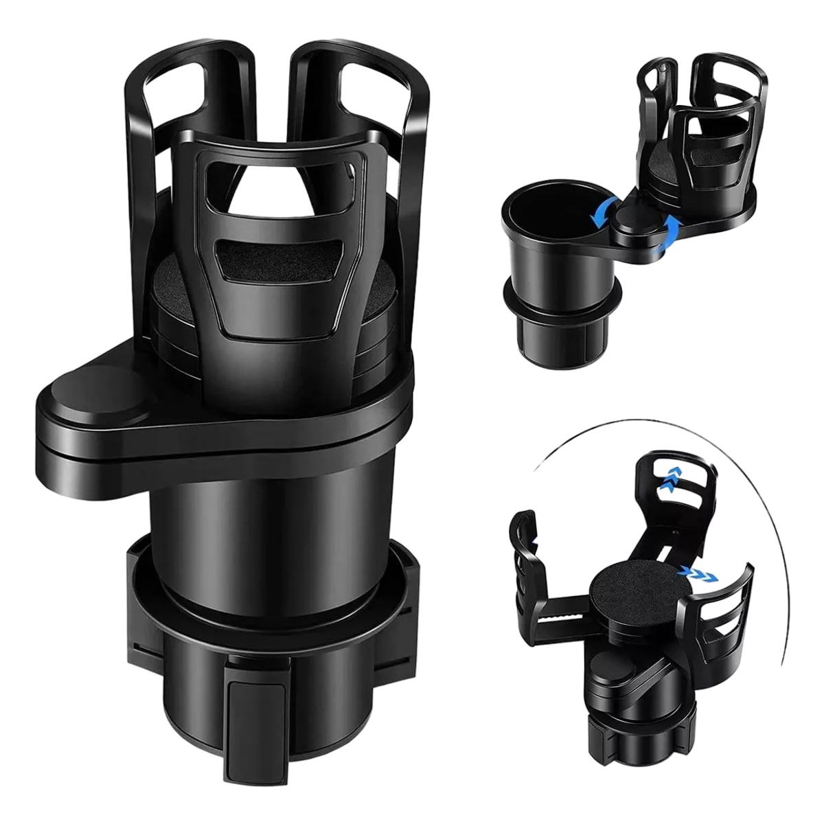 GENERICO - Portavasos Ajustable Extensor Doble Botellas Bebidas Carro