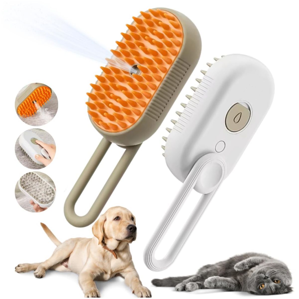 ONE PIXEL - Cepillo De Mascotas De Vapor Expandible