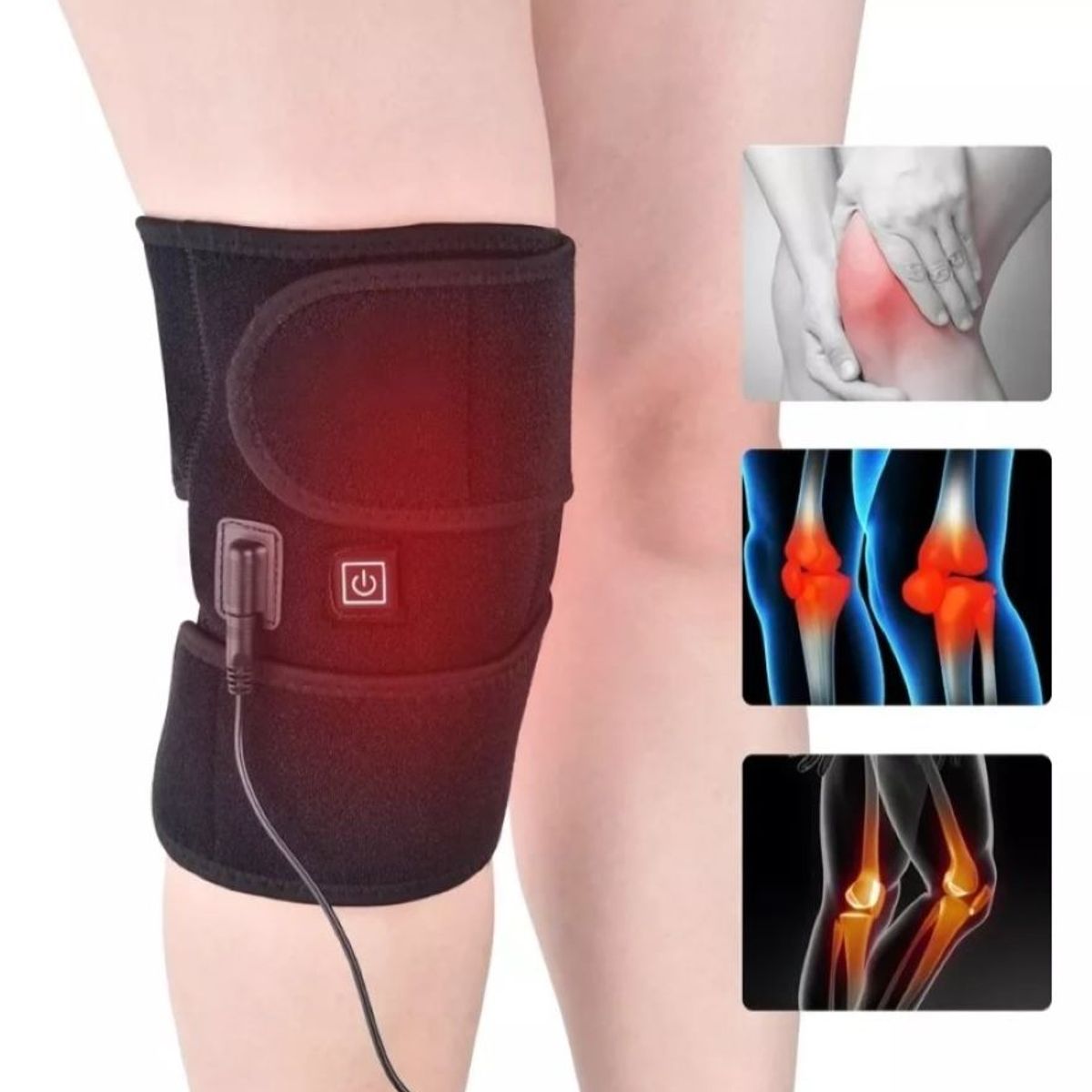 ZHOPI CO - Rodillera Termica Electrica Terapia Calor Ajustable