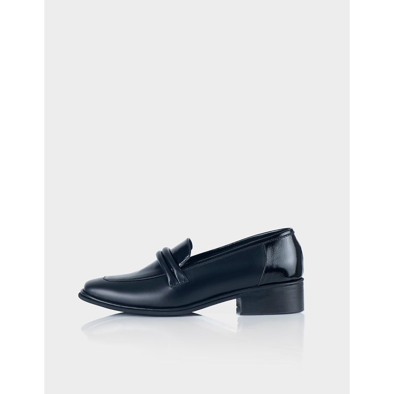 STIVALI - Mocasin Parker Cuero Negro