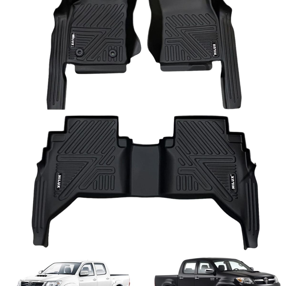 GENERICO - Tapetes Termoformados 5d Para Toyota Hilux 2006-2017