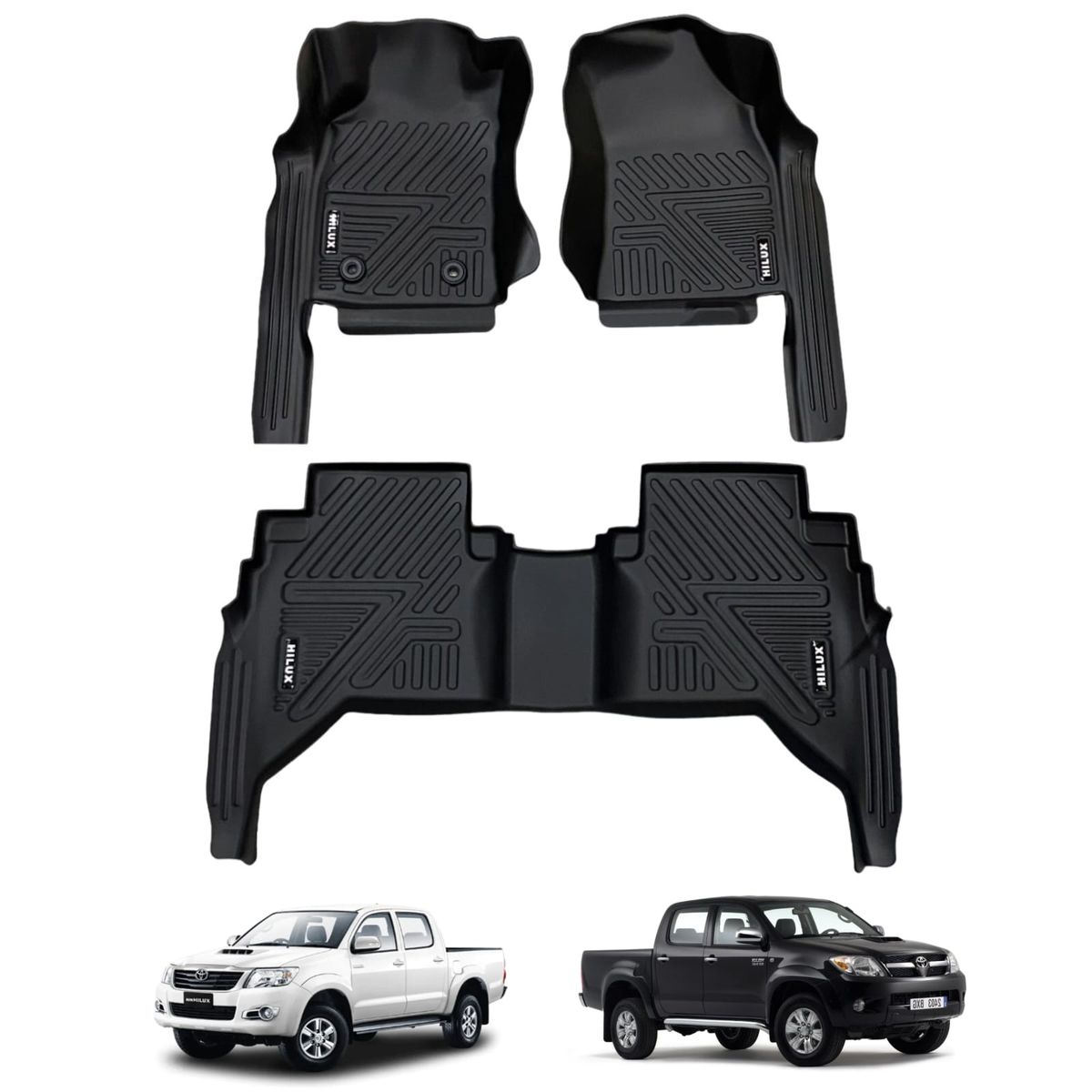 GENERICO - Tapetes Termoformados 5d Para Toyota Hilux 2006-2017