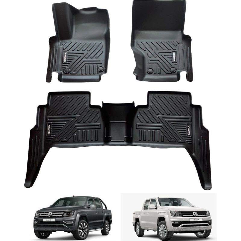GENERICO - Tapetes Termoformados 5d Para Volkswgen Amarok 2010-2023