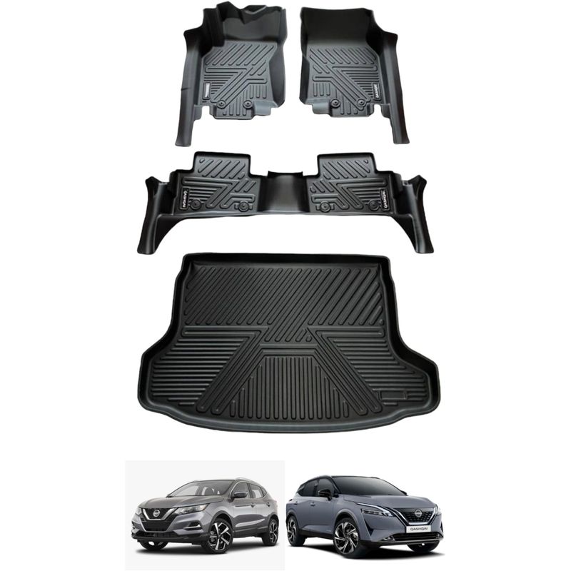 GENERICO - Tapetes Termoformados 5d Para Nissan Qashqai 2015-2022