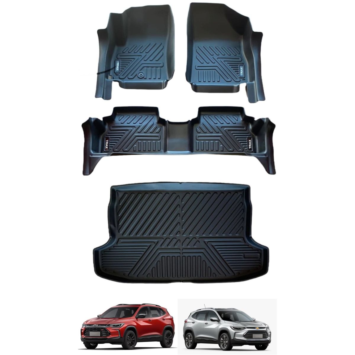 GENERICO - Tapetes Termoformados 5d Chevrolet Tracker Turbo 2021-25