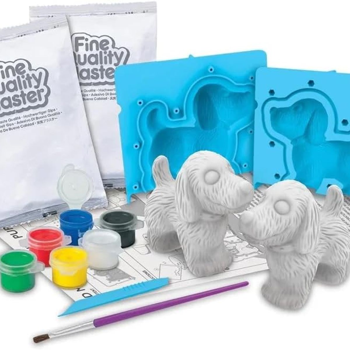 4M - Juego Creativo De Moldeo Y Pintura Cachorros 3d Para Niños