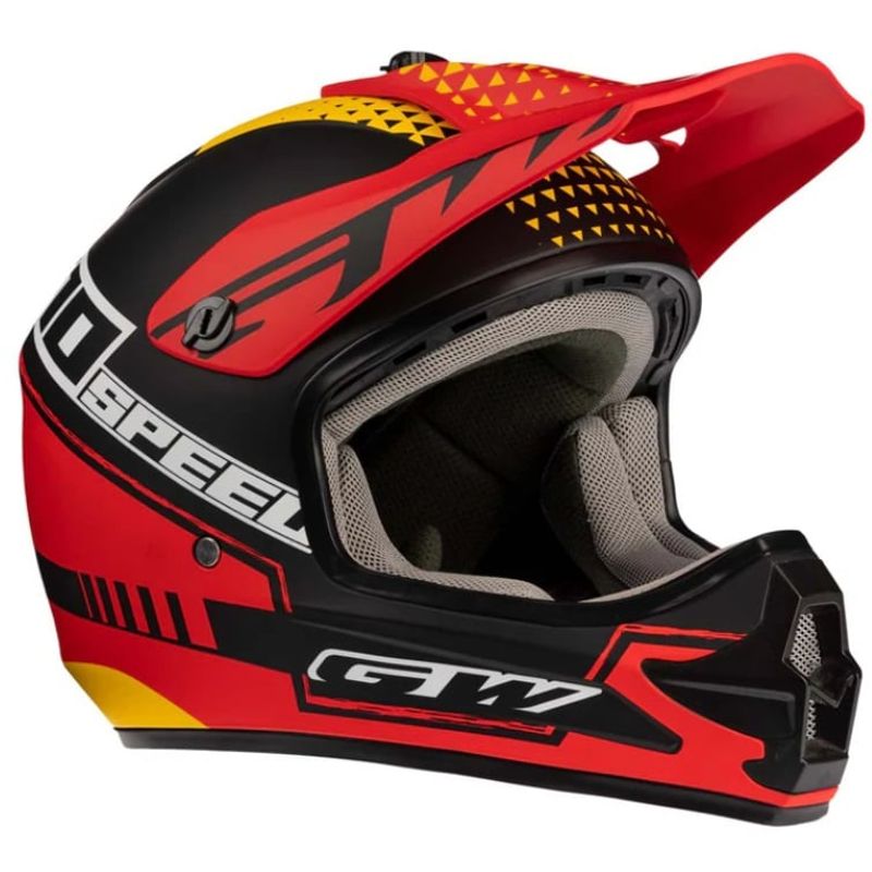 GW - Casco Fullface Infantil BMX GW 1110 SPEDD Talla M 57-58 cm