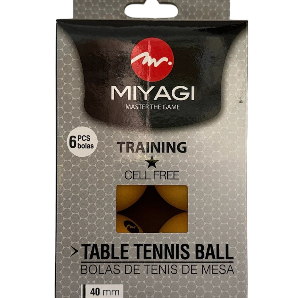 MIYAGI - Bolas Para Ping Pong Miyagi 1 Estrella Tt-9901 X6 Unid.Naran