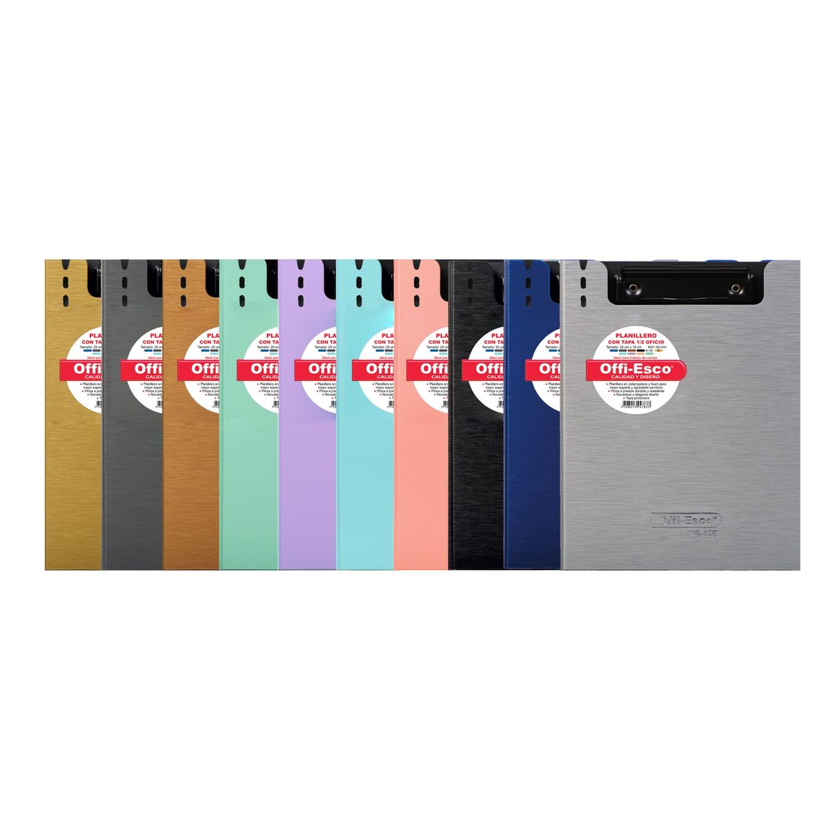 OFFI ESCO - Tabla Planillera Offiesco Colores 12 Carta