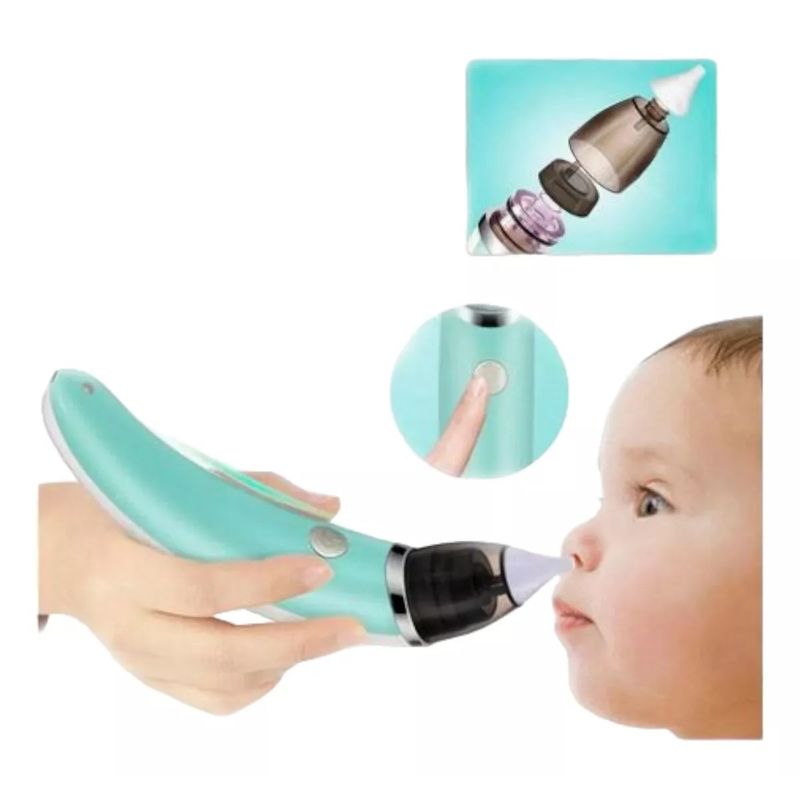 GENERICO - Aspirador nasal para bebes saca mocos extractor eléctrico